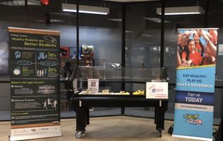 Breakfast cart kickoff in Hahnville High School, St Charles Parish, Louisiana